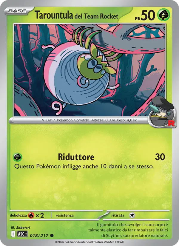 Tarountula del Team Rocket