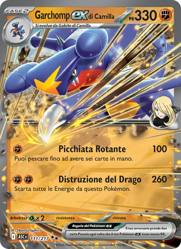 Garchomp-ex di Camilla