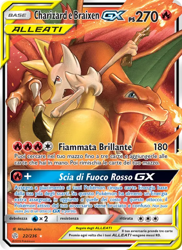 Charizard e Braixen GX