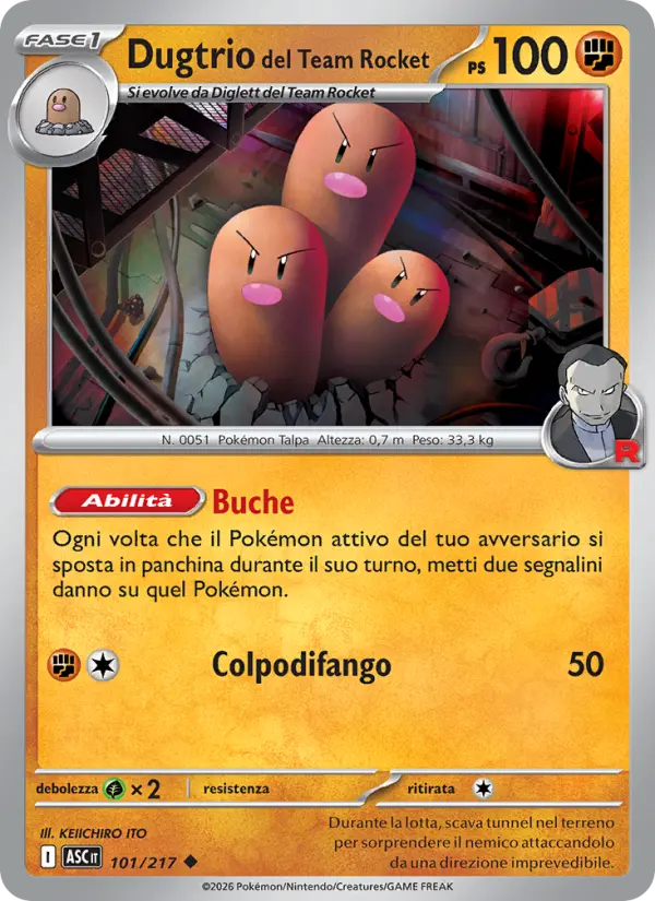 Dugtrio del Team Rocket
