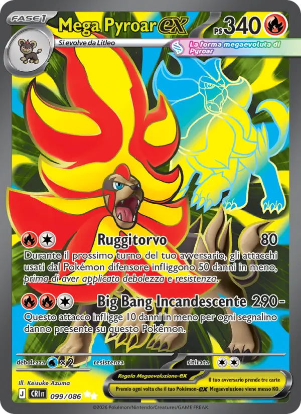 Mega Pyroar-ex